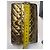Autre Marque FRANCESCO BIASIA. Cartera acolchada dorada Dorado - vista 12