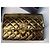Autre Marque FRANCESCO BIASIA. Cartera acolchada dorada Dorado - vista 2