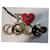 Chanel Spilla I love Coco Cuba Marrone Rosa Bianco Giallo Gold hardware - vista 2
