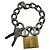 Bracciale con lucchetto in argento Balenciaga - vista 8
