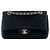 Chanel Blu Medio Classico in Velluto Doppio Blu navy