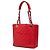 Borsa da shopping piccola in caviale rosso Chanel - vista 2