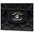 Chanel Nero Medio Classico Perforato in Agnello Doppio Faldone - vista 6