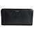 Saint Laurent Black Leather Long Wallet