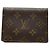 Tarjetero Monogram Japon Marrón Louis Vuitton Castaño