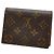 Tarjetero Monogram Japon Marrón Louis Vuitton Castaño - vista 2