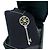 Tiffany & Co Pendentif clé kaléidoscope en platine, or jaune 18k, diamant 0,41 ct vvs2 Argenté