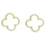 Van Cleef & Arpels Vintage Alhambra Earrings Golden  - view 1