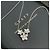 Graff Collana pendente in diamante pavé Wild Flower in oro bianco 18k. Argento - vista 7