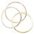 Anello Trinity Cartier in oro bianco rosa e giallo - vista 3