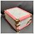 Louis Vuitton Dal 1854 Borsa a Mano Jacquard Rosa e Bianca Bleeker Box Bianco - vista 4