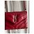 Borsa Saint Laurent Mini Loulou Toy Pelle Lampone - vista 3