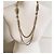 Dolce & Gabbana Meravigliosa collana DOLCE&GABBANA dorata catena doppia D'oro - vista 11