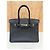 Hermès Birkin 30 Sellier Nero Epsom Palladium - vista 2