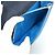 Borsa a spalla in pelle Bugseye con catena Fendi Blu - vista 4