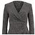 Abito Mini Wrap Saint Laurent in Viscosa Nera Blu Blu navy - vista 2