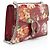 Borsa a Spalla Grande Dionysus in Pelle Gucci Blooms Rosso - vista 2