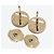 Orecchini Clous Au750 in diamante Louis Vuitton Puse D'Oreille D'oro Metallico - vista 5