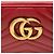 Borsa a tracolla Gucci Matelassé in pelle GG Marmont piccola Rosso - vista 9