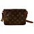 Borsa a spalla in pelle Monogram Vivasite PM di Louis Vuitton Marrone - vista 4