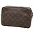 Borsa Clutch Monogram Louis Vuitton Metallico Bronzo - vista 2
