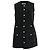 Céline Abito Mini Bottone Celine in Velluto Nero