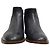 Stivaletti con zip a punta arrotondata Tod's in pelle nera Nero - vista 2