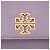 Borsa a tracolla piccola in pelle Britten Saddle di Tory Burch Porpora - vista 9