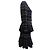 Gestreiftes Peplum-Cardigan- und Midi-Rock-Set aus schwarzer Viskose von Alexander McQueen - Ansicht 3