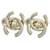 Timeless Orecchini Chanel Coco Mark Argento Metallico  - vista 4