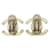 Timeless Orecchini Chanel Coco Mark Argento Metallico  - vista 5