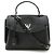 Borsa in pelle Louis Vuitton Lockme Ever MM 2 in 1 Nero