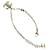 Timeless Bracciale in perle Chanel Coco Mark Argento Metallico - vista 4