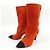Timeless Samtstiefel aus Kalbsleder Chanel G33119Y51214 Rot - Ansicht 3