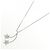 Autre Marque Collana in oro bianco Au750 con diamante rosa Argento - vista 2