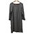 Autre Marque Ron Herman Blumendruck Langkleid Schwarz