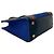 Borsa a mano in tela e pelle Gucci Nero Rosso Blu Verde Blu navy - vista 8