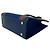 Borsa a mano in tela e pelle Gucci Nero Rosso Blu Verde Blu navy - vista 9