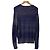 LAVARES DIZIER Leinenstrickpullover von Theory Blau Marineblau - Ansicht 2