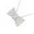 Autre Marque Collar de diamante en oro blanco Au750 en forma de cinta Plata - vista 3