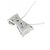 Autre Marque Collar de diamante en oro blanco Au750 en forma de cinta Plata - vista 4