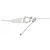 Autre Marque Collar de diamante en oro blanco Au750 en forma de cinta Plata - vista 5