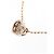 Autre Marque Collana con diamante a forma di cuore Au750 Rosa - vista 4