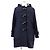 Abrigo de lana virgen y nylon Burberry Londres Inglaterra Azul Azul marino