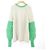 Max Mara Weekend HABITO Strickpullover 2in1 Beige Grün - Ansicht 3