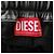 Autre Marque Falda larga Diesel O-DYSSEY-P1 Negro - vista 4