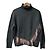 Autre Marque Pullover mit Federstrickkragen LE CIEL BLEU Braun Pink