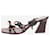 Tory Burch Sandales à talons Patos marron - taille EU 38.5  - vue 1