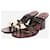 Tory Burch Sandales à talons Patos marron - taille EU 38.5  - vue 2