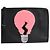 Fendi Clutch a forma di lampadina nera Nero